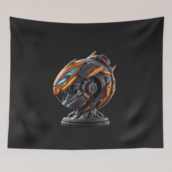 Item preview, Futuristic Mecha Helmet, Ideal for High-Tech Lovers designed and sold by Indoni.
