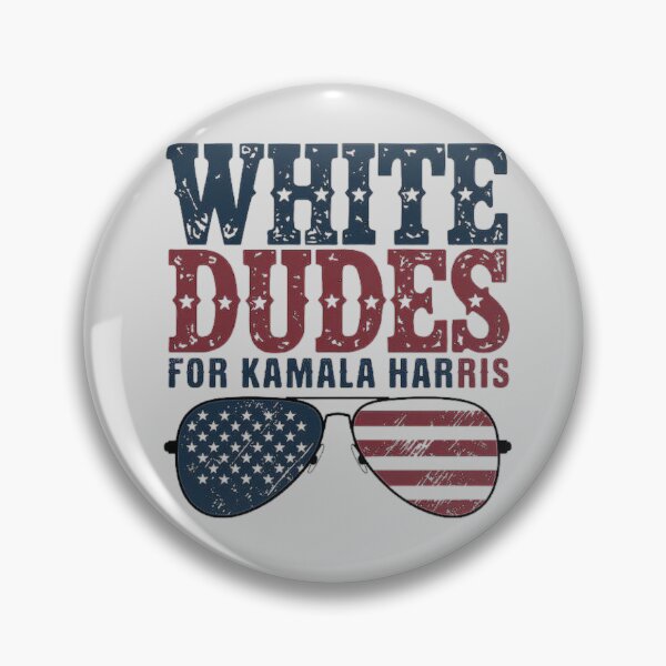 Item preview, White Dudes for Kamala Harris - Patriotic Political Statement Design designed and sold by love3617.