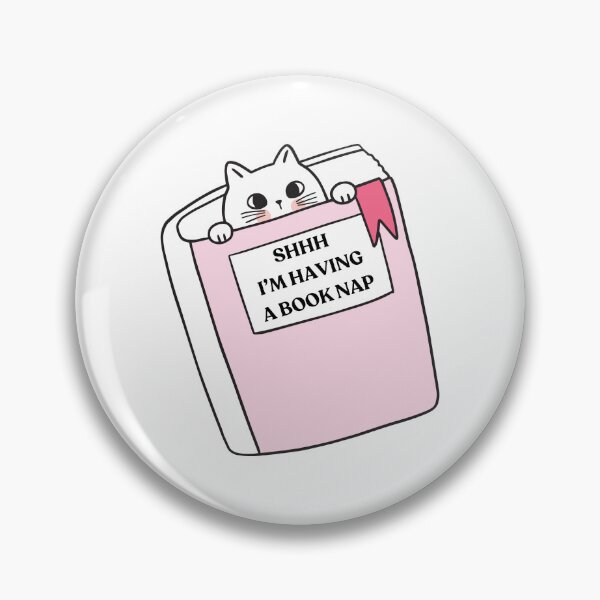 Item preview, Shhh I'm having a book nap designed and sold by BritishDelights.