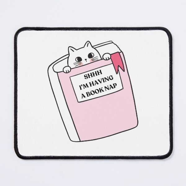 Item preview, Shhh I'm having a book nap designed and sold by BritishDelights.