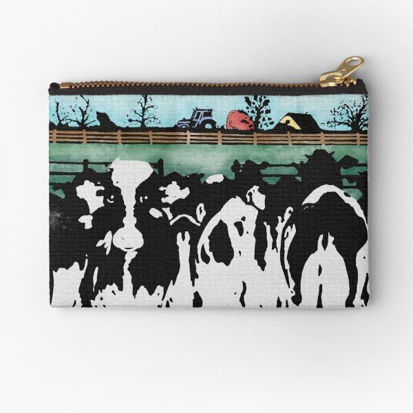 Milking Time Zipper Pouch