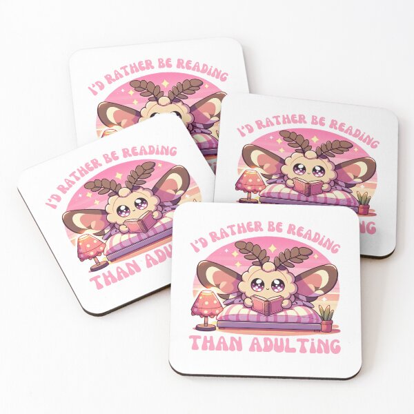 Item preview, I'd rather be reading than adulting designed and sold by BritishDelights.