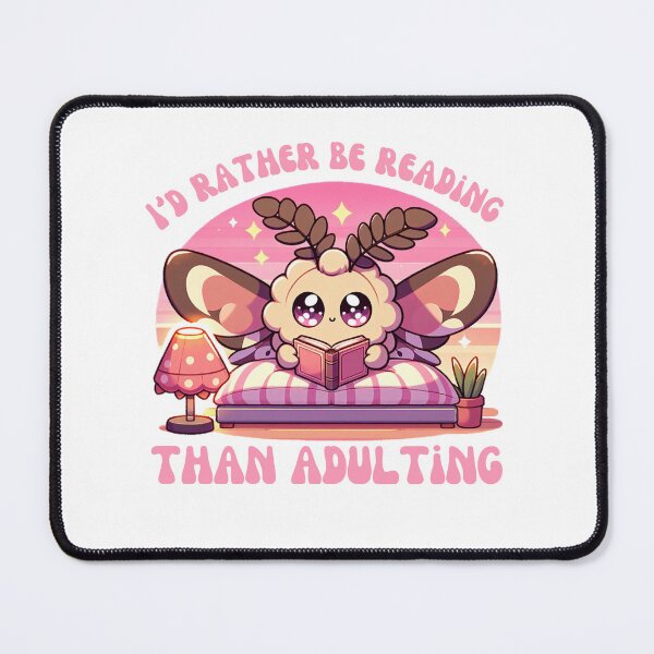 Item preview, I'd rather be reading than adulting designed and sold by BritishDelights.