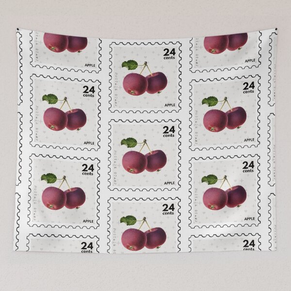 Item preview, Vintage Apple Postage Stamp designed and sold by RabbitK.