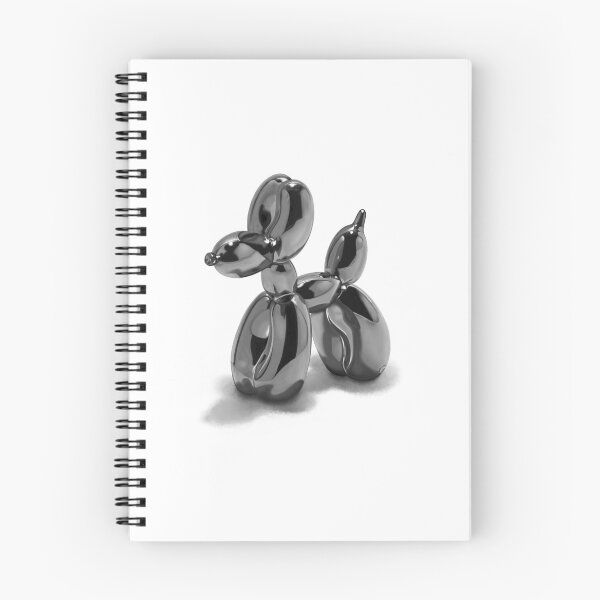 Item preview, Black and Grey Balloon Dog Digital Art designed and sold by Valentina Genesini.