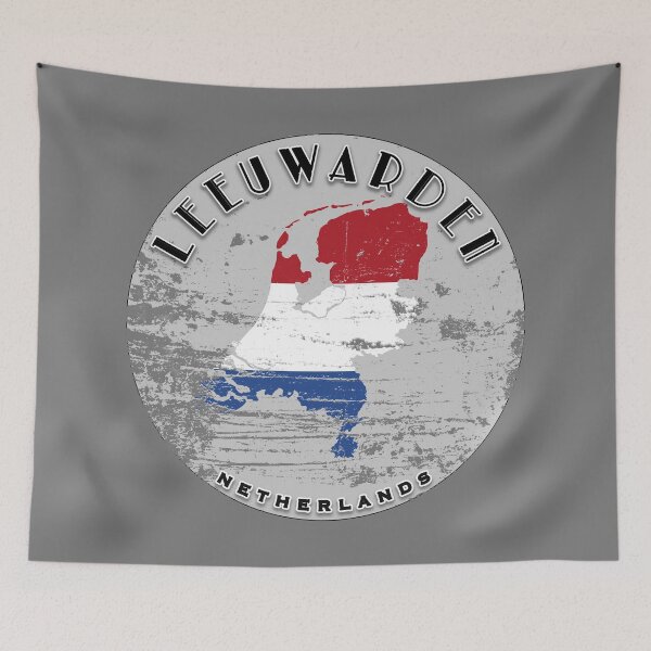 Item preview, Leeuwarden Netherlands Flag Worn  designed and sold by World Designs.