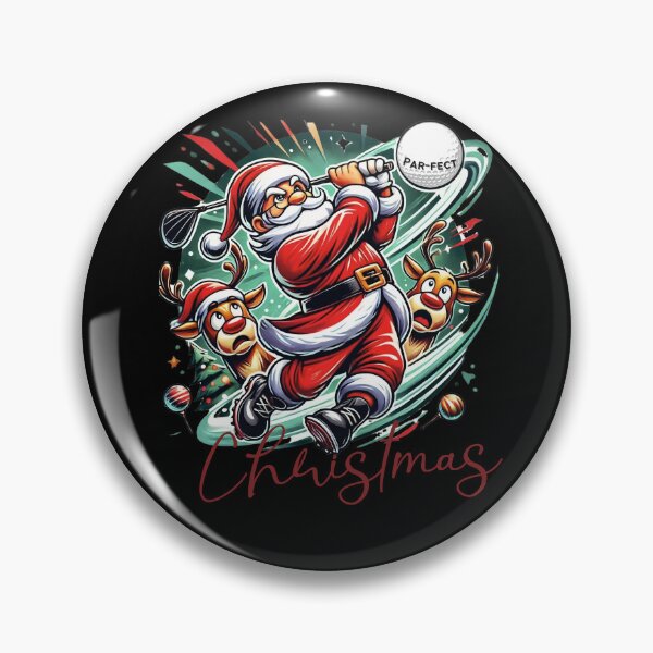 Item preview, Par Fect Perfect Christmas for Golfing and Golfers designed and sold by The Art of Kkatarynka.