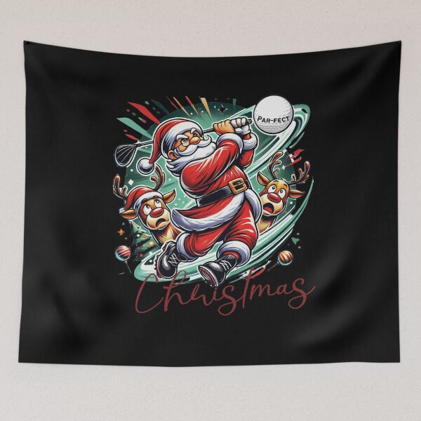 Item preview, Par Fect Perfect Christmas for Golfing and Golfers designed and sold by The Art of Kkatarynka.
