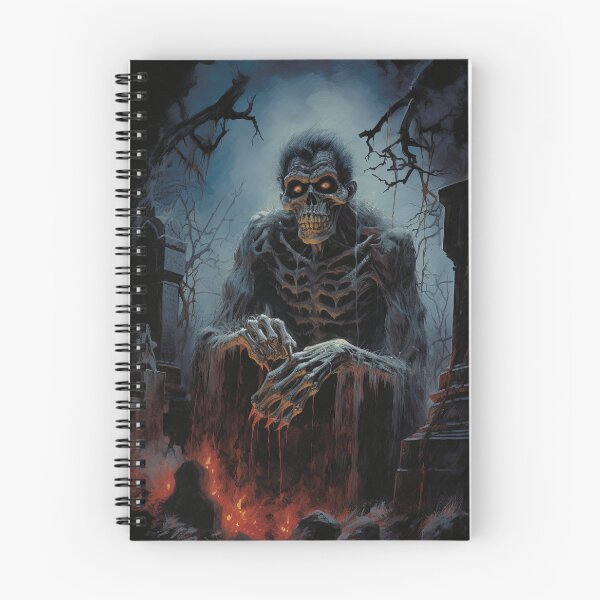 Item preview, Moonlit Cemetery Art With Creepy Dark Creatures designed and sold by Piotrek0001.