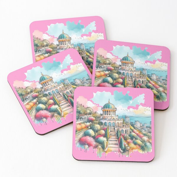 Item preview, 3D Luxurious Art of Haifa and the Bahá'í Gardens, designed and sold by PaintMeWorld.