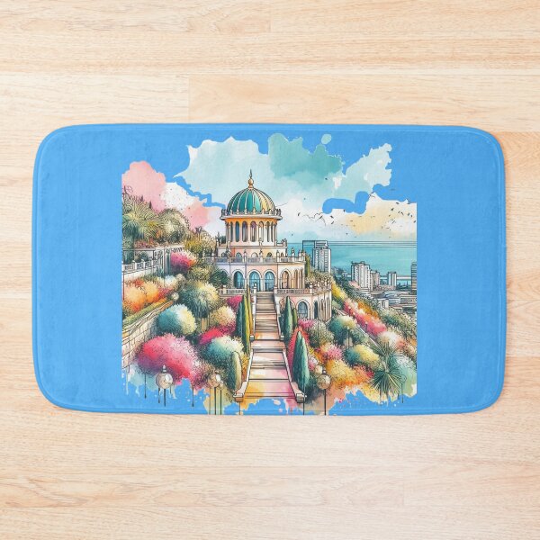 Item preview, 3D Luxurious Art of Haifa and the Bahá'í Gardens, designed and sold by PaintMeWorld.