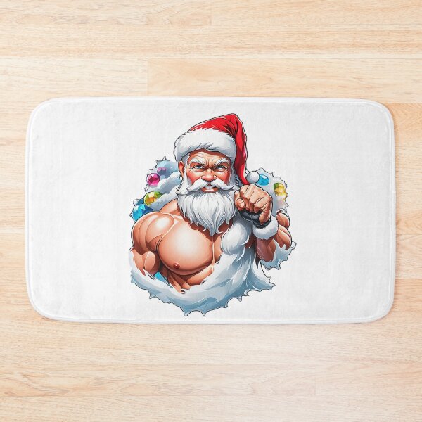 Item preview, Muscular Gym Santa Claus designed and sold by Bunmigraphics .