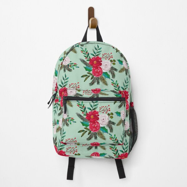 Item preview, Christmas Floral in Green designed and sold by Petra Lang.