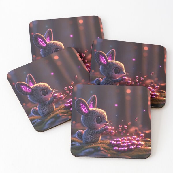 Item preview, artwork of a curious rabbit designed and sold by Julimar-ai.