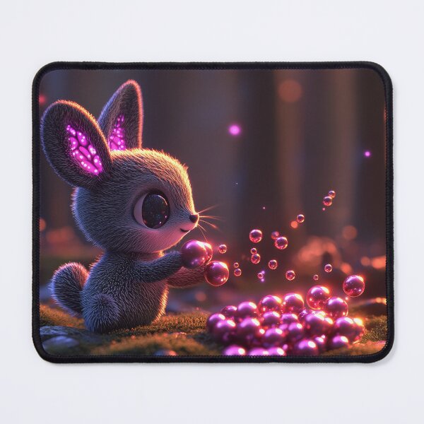 Item preview, artwork of a curious rabbit designed and sold by Julimar-ai.