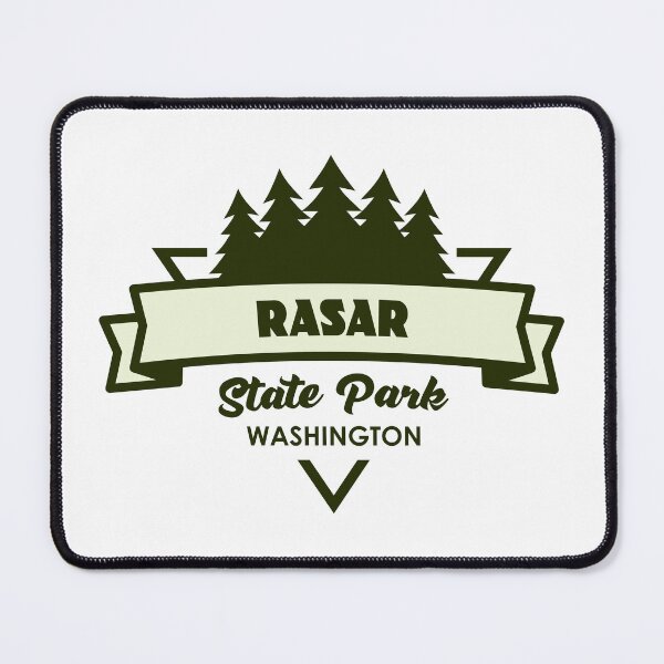 Item preview, Rasar State Park Washington Trees And Ribbon designed and sold by bivenart.