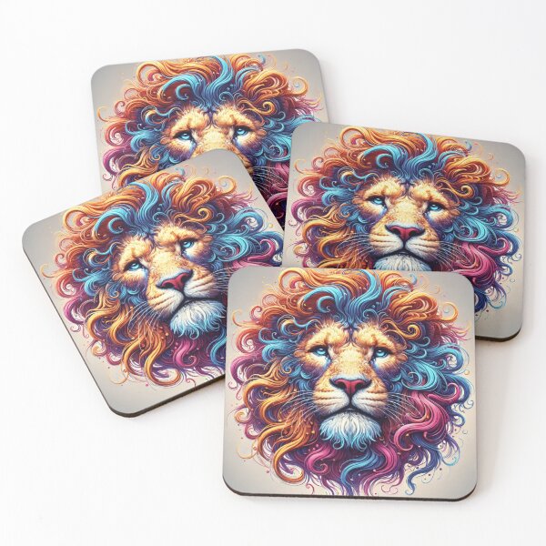 Item preview, Colorful Lion designed and sold by laxmikantpendam.