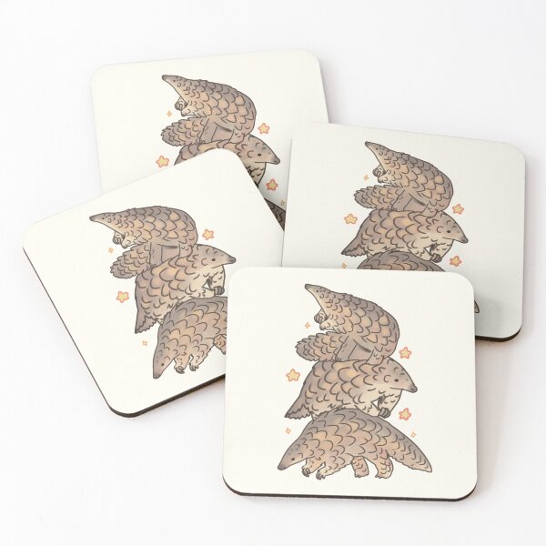 Item preview, cute pangolins stack  designed and sold by Artofmayara.