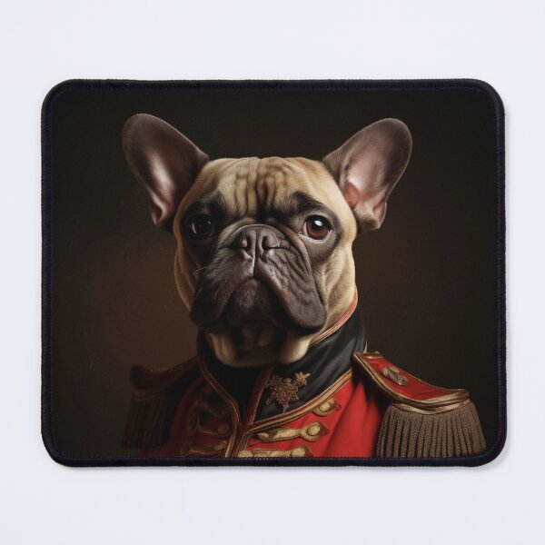 Item preview, Victorian French Bulldog In Military Uniform designed and sold by Daydreamsatdawn.