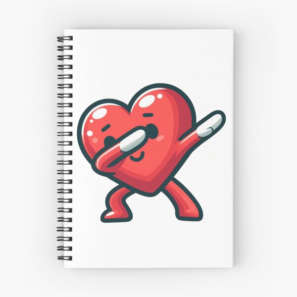 Item preview, Dabbing heart, in a beautiful, modern and simple way, suitable for gifts designed and sold by Dokak Shop.