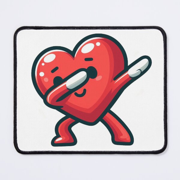 Item preview, Dabbing heart, in a beautiful, modern and simple way, suitable for gifts designed and sold by Dokak Shop.