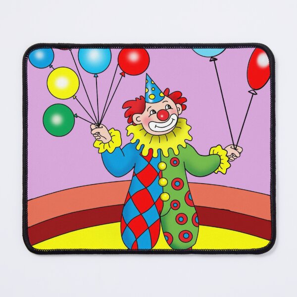Item preview, Cartoon cute clown and ballon’s  in the circus designed and sold by sonaadalian.