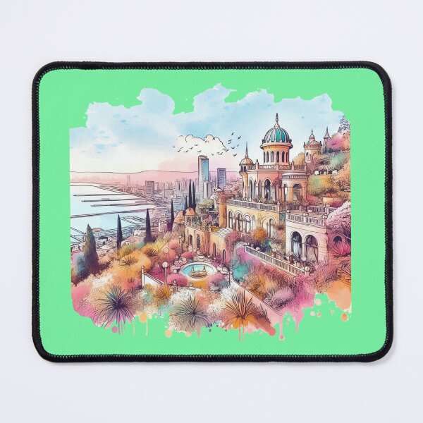 Item preview, 3D Luxurious Art of Haifa and the Bahá'í Gardens, designed and sold by PaintMeWorld.