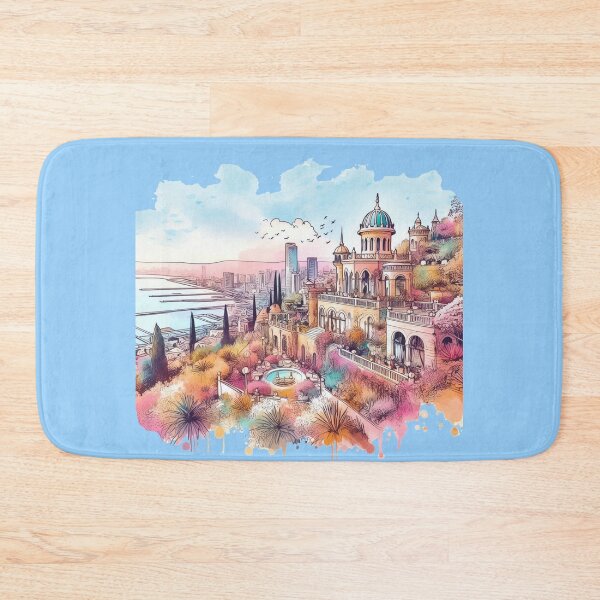 Item preview, 3D Luxurious Art of Haifa and the Bahá'í Gardens, designed and sold by PaintMeWorld.