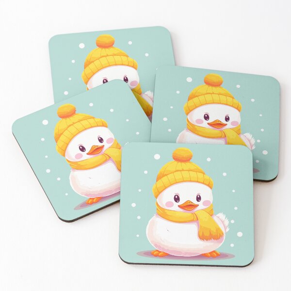 Item preview, Duck wearing a pom pom toque designed and sold by Amir Faysal.