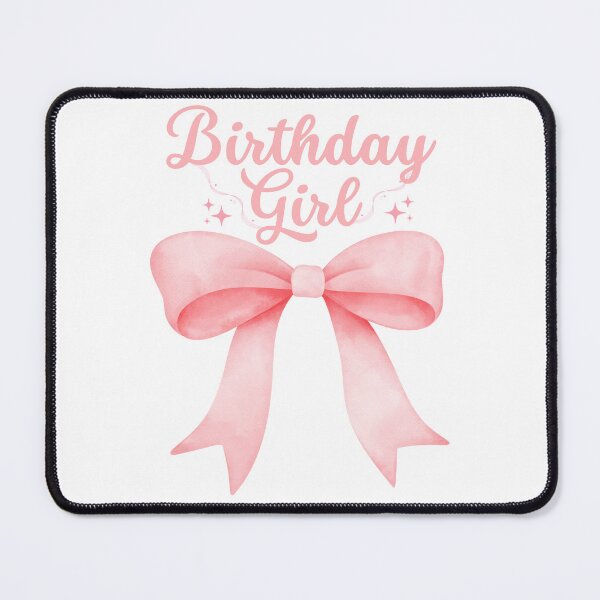 Item preview, Birthday Girl Pink Coquette Bow Funny Birthday Party Matching designed and sold by thebest-2studio.