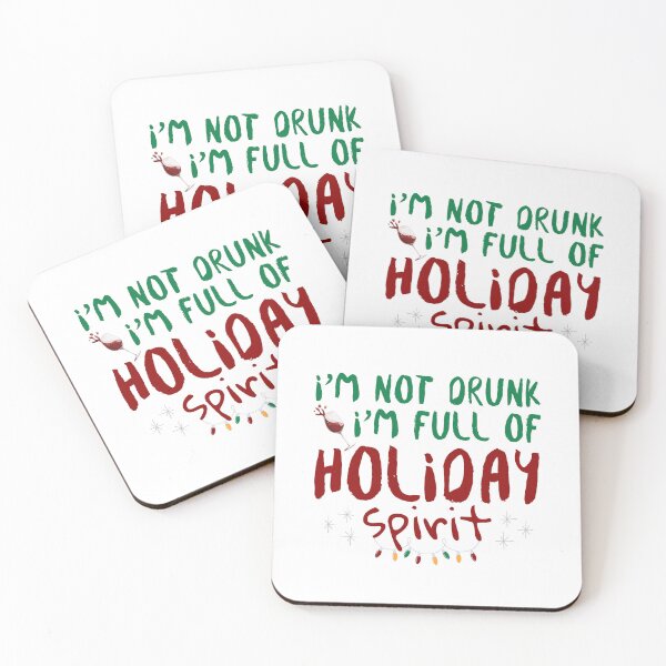 Item preview, I'm not drunk, i'm full of holiday spirit designed and sold by Kormix.