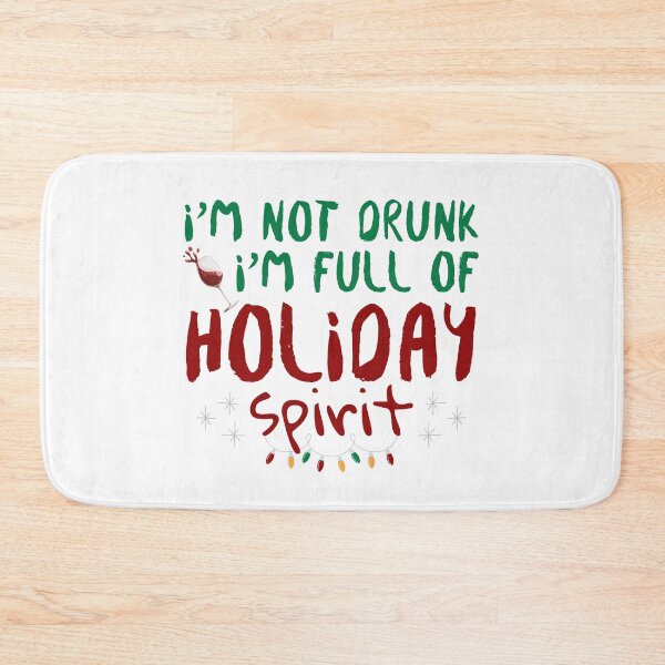 Item preview, I'm not drunk, i'm full of holiday spirit designed and sold by Kormix.