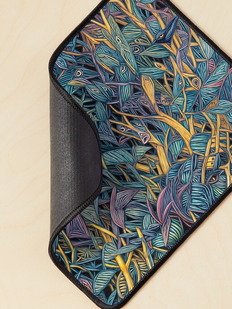 Aperçu 2 sur 5. Tapis de souris avec l'œuvre Toxic plants 2 créée et vendue par oduchossoir.