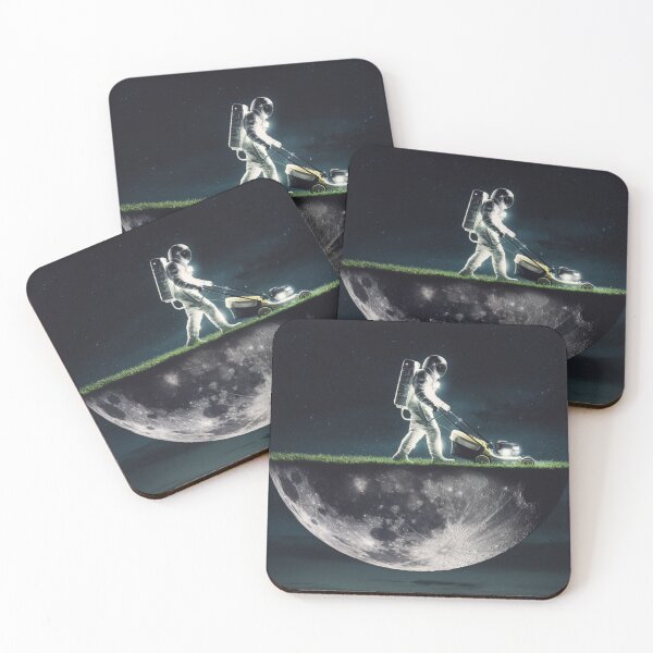 Item preview, Mowing the Moon :Galactic Gardener designed and sold by AImarioart.