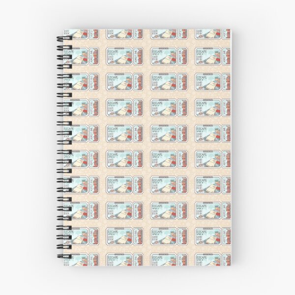 Item preview, Cozy Holiday Ticket to Escape with a Good Book designed and sold by Khotekmei.