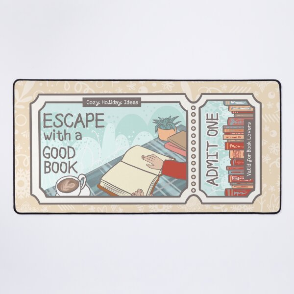 Item preview, Cozy Holiday Ticket to Escape with a Good Book designed and sold by Khotekmei.