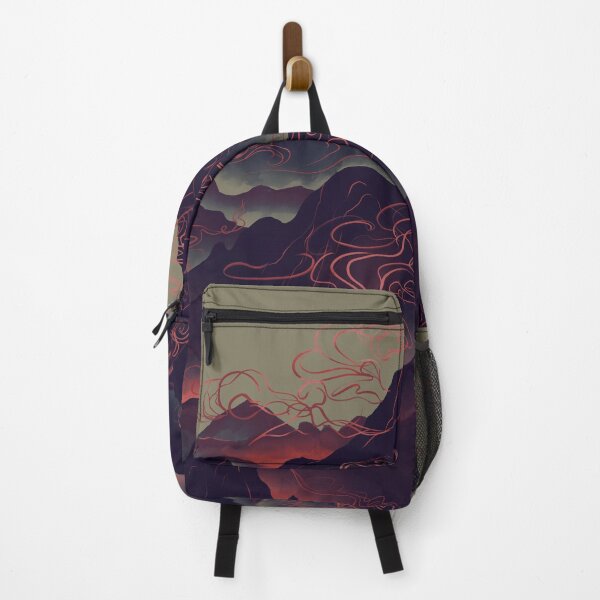 Item preview, Chinese mountains in pink clouds and patterns designed and sold by Valeripva.