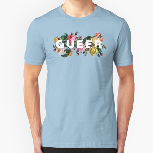 Queer (Antique Roses) Slim Fit T-Shirt