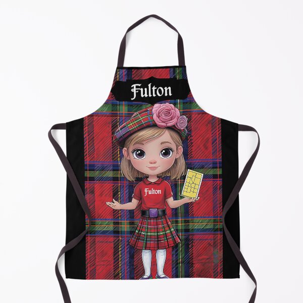 Item preview, Fulton Genealogy Tartan Girl designed and sold by NoteBTravel.