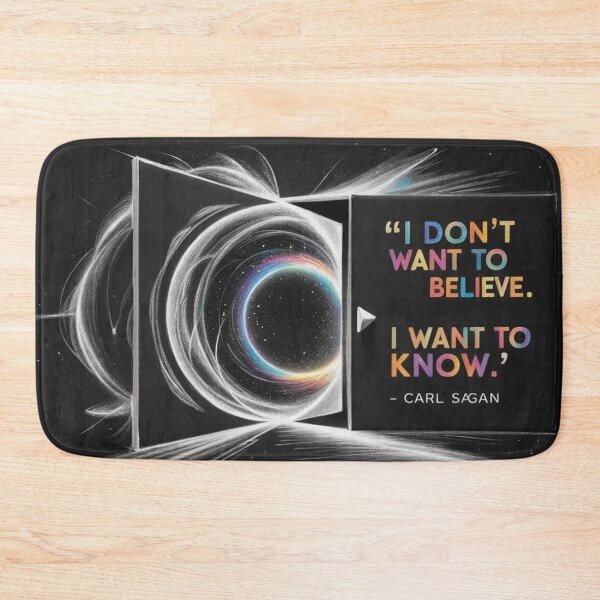 Item preview, 'I don’t want to believe. I want to know.' – Carl Sagan designed and sold by eXtraHumans.