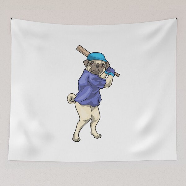 Item preview, Pug Baseball Baseball bat designed and sold by Snabdesign84.