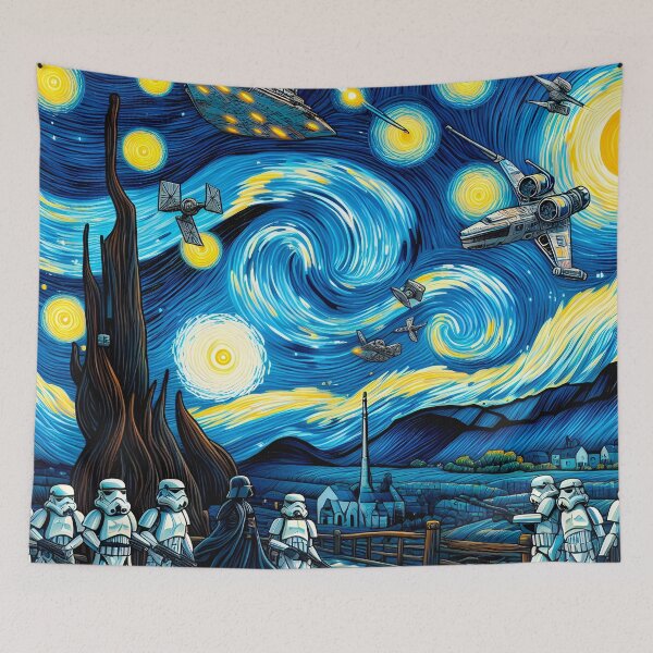 Item preview, Faraway Galaxies in a Starry Night designed and sold by SK-AI.