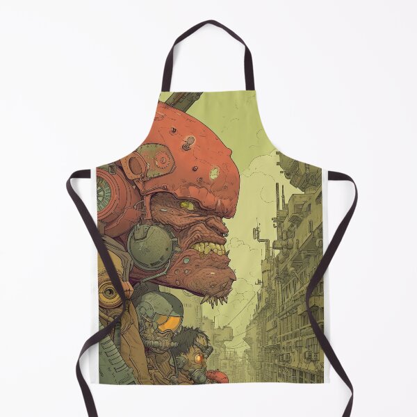 Item preview, Armed survivors roam through dark future ruins designed and sold by Piotrek0001.