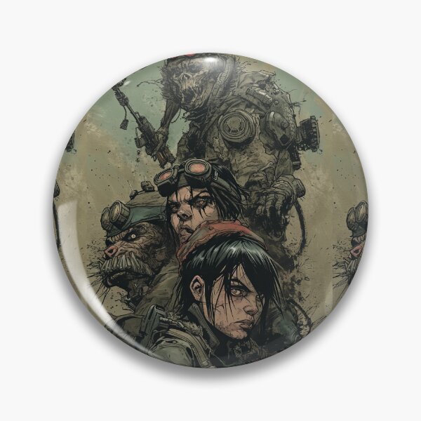 Item preview, Masked heroes battle through future wasteland world designed and sold by Piotrek0001.
