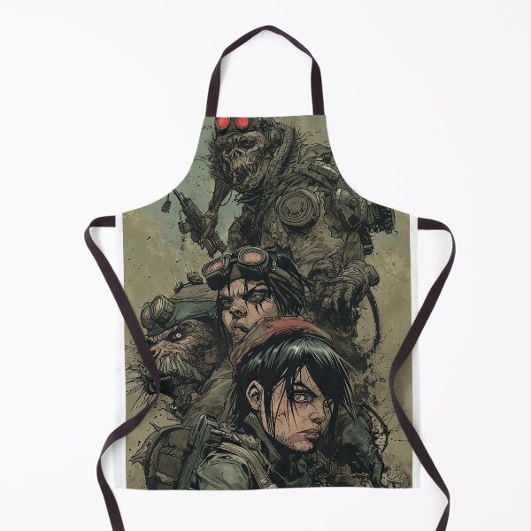 Item preview, Masked heroes battle through future wasteland world designed and sold by Piotrek0001.