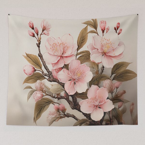 Item preview, A beautiful and detailed design of cherry blossoms. designed and sold by HEMRO.