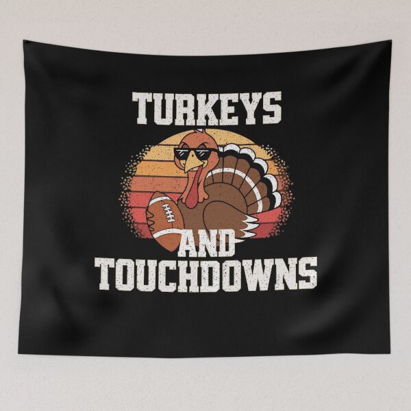 Item preview, Turkeys Touchdowns Thanksgiving designed and sold by Arfurneauxt.