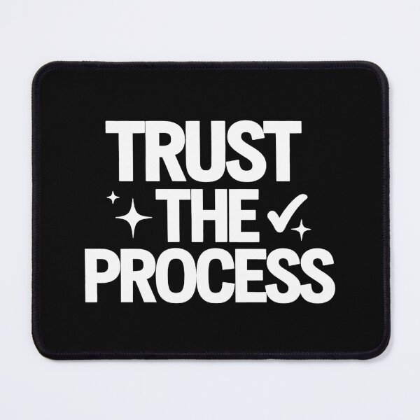 Item preview, Trust the Process: Patience and Growth Quote designed and sold by ThreeftlyPicks.