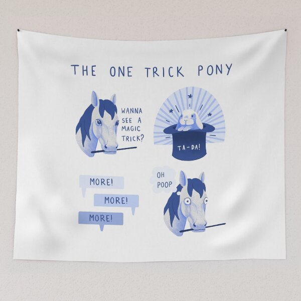 Item preview, The one trick pony designed and sold by EmmaChristieArt.