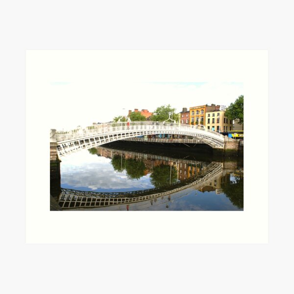 Item preview, Ha'penny Bridge, Liffey River, Dublin UK designed and sold by BronReid.